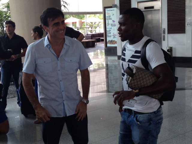 Marcos Caicedo y Gustavo Quinteros