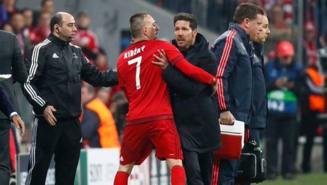 Franck Ribery y Simeone