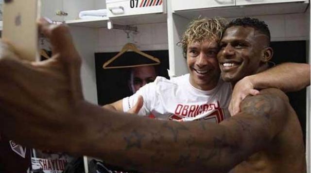 Robert Arboleda y Diego Lugano
