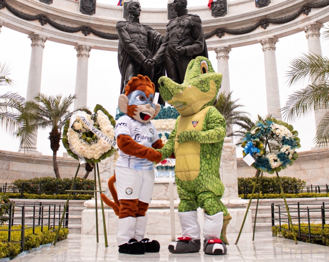 Mascotas Guayaquil City y LDUQ