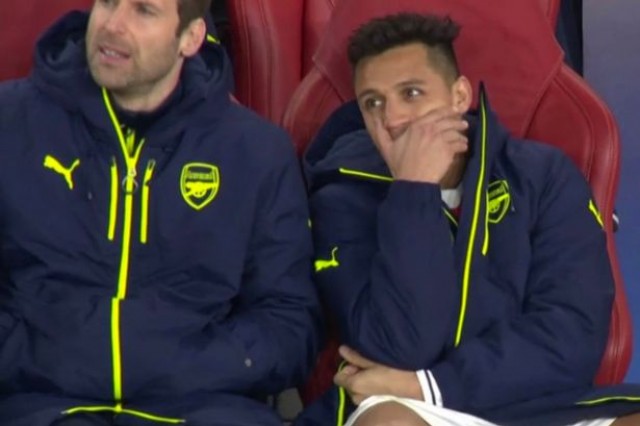 Alexis Sánchez banquillo