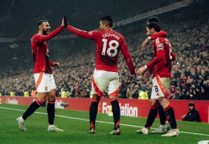 ¡Manchester United salvó un punto en Old Trafford cuando perdía 2x0!
