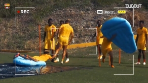 ¿El Secreto del Toro? ¡Se divierten como niños los cracks de BSC! (VIDEO)