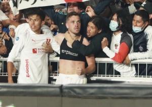 “¡Me encantó lo que hizo Juan Luis Anangonó y por eso fui a dedicarle mi gol con LDU!” (VIDEO)