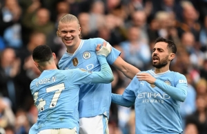 ¡La Bestia hizo cinco goles y clasificó al Manchester City!