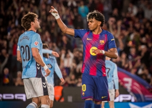 Líderes pero heridos: El Barcelona suma tres puntos de oro con el corazón en un puño por Lamine Yamal