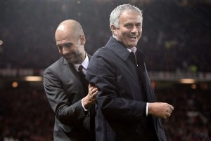 José Mourinho y Pep Guardiola 2