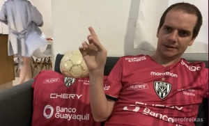 ¡Jero Freixas “responsabilizó” a su esposa por el penal de Emelec y asegura ser la cábala de IDV!