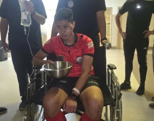 Acto de salvajismo total contra un árbitro al que le dan un piedrazo en el rostro durante duelo de Segunda Categoría