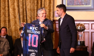 Independiente del Valle fue recibido una vez más en el Palacio de Carondelet (FOTO)