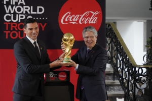 La Copa del Mundo ya se encuentra en Quito