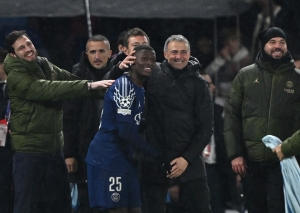 Luis Enrique, encantado con el triunfo sobre el Aston Villa