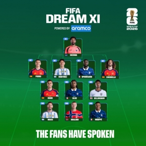 El once ideal está aquí: La FIFA presentó el Dream XI el Mundial 2026