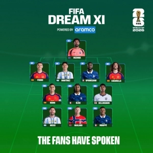 El once ideal está aquí: La FIFA presentó el Dream XI el Mundial 2026