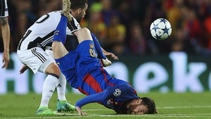 Lionel Messi caída