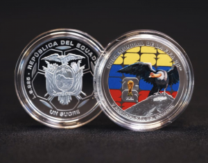 El Banco Central presentó la moneda conmemorativa Copa Mundial FIFA 2026 - V Participación Ecuador