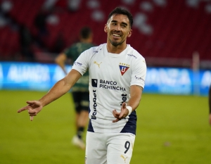 ¿El último tanto de Álex Arce como Albo? Liga superó a Aucas en doble cotejo de carácter amistoso