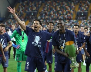Willian Pacho-Marquinhos-PSG-Tottenham-uefa-super-cup-2025
