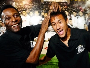 Pelé y Neymar