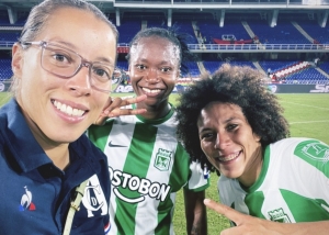 Carina Caicedo debutó con Atl Nacional y Joselyn Espinales fue titular