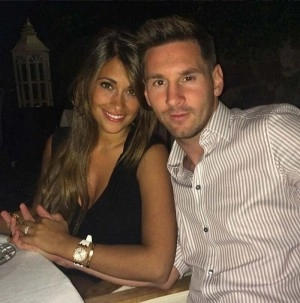 Messi y Antonella