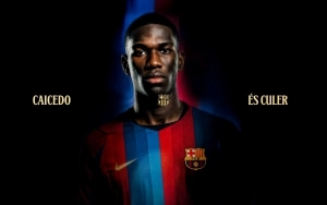 La prestigiosa Masía del FC Barcelona oficializa la incorporación del prometedor lateral Josué Caicedo