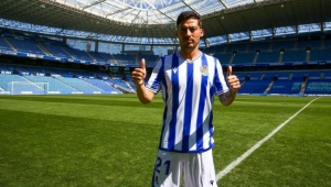 Justo después de su presentación en Anoeta (VIDEO)