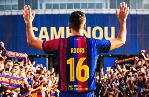 Lo tiene de cábala: El clásico dorsal que usará Rodri tras llegar al Barça