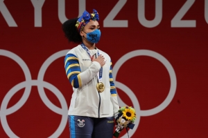 Dedicatoria especial de la campeona olímpica (VIDEO)