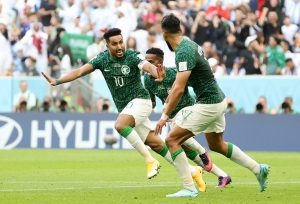 ¡Arabia Saudita probó que las estrellas en el pecho no juegan!