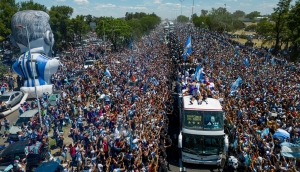 ¡Suspendida la caravana de celebración de Argentina!