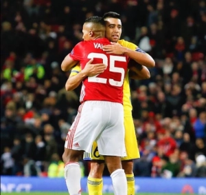 Antonio Valencia y Cristhian Noboa