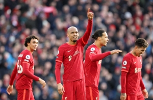 Liverpool se consolida como segundo con goleada (VIDEO)