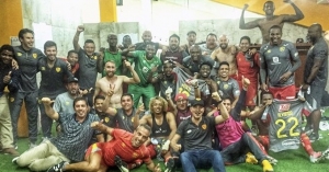 ¡Histórico festejo en los camerinos del Monumental! (VIDEO)