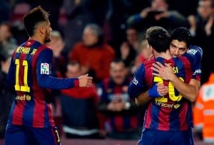 Messi neymar y Suarez