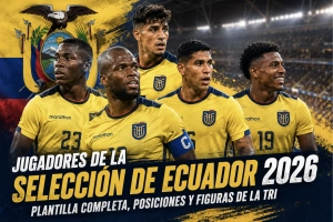 Jugadores de la Selección de Ecuador 2026: plantilla, figuras y nueva etapa de La Tri