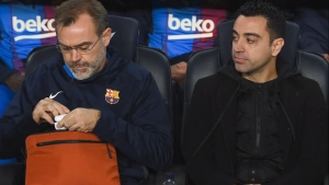 Xavi y Oscar Hernández-FC Barcelona
