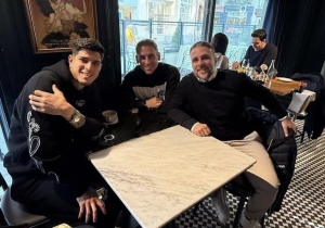 VISITA DE LUJO del profe Beccacece para conectar con Piero Hincapié y el entorno del Bayer Leverkusen