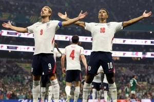 De Oasis a Los Beatles en una noche mágica donde Inglaterra selló su boleto en la Copa del Mundo