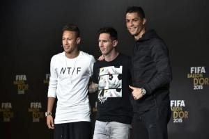 Cristiano, Messi y Neymar