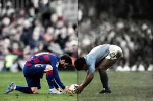 Messi y Maradona 2