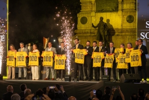 ¡GLORIA ETERNA A LOS QUE DEJARON HUELLA! Barcelona rindió tributo a sus presidentes CAMPEONES