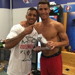 Cristiano Ronaldo y Nani