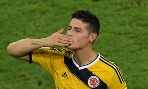 James Rodriguez -wc-2014-col-uru