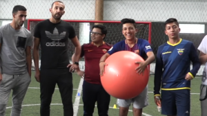 ¿Logró el Pirata mostrar su clase con pelota de yoga? (VIDEO)