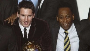 Pele y Messi