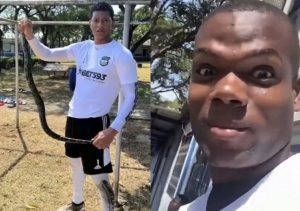 Apareció una serpiente en Emelec… ¡Y Adrián Bone sorprendió a todos con su Reacción! (VIDEO)