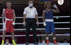 ¡Jean Caicedo cumple con un debut soñado venciendo en boxeo en Tokyo 2020! (VIDEO)