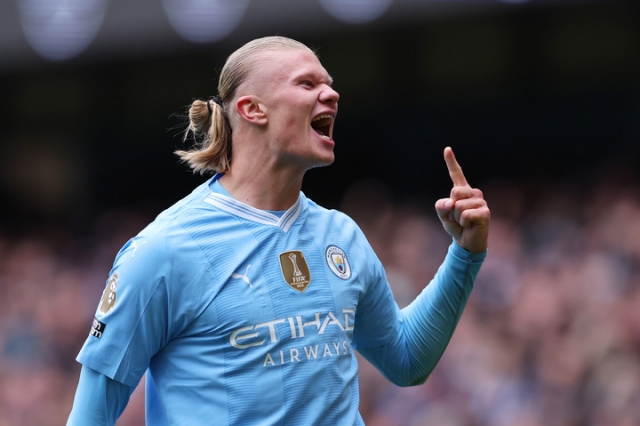 Erling Haaland-Manchester City-Everton-Premier-League-2024
