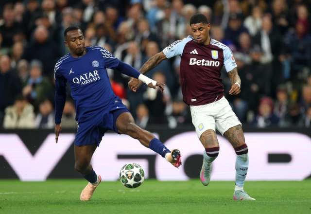 Willian Pacho-Aston Villa-Paris Saint Germain-Champions League-2025